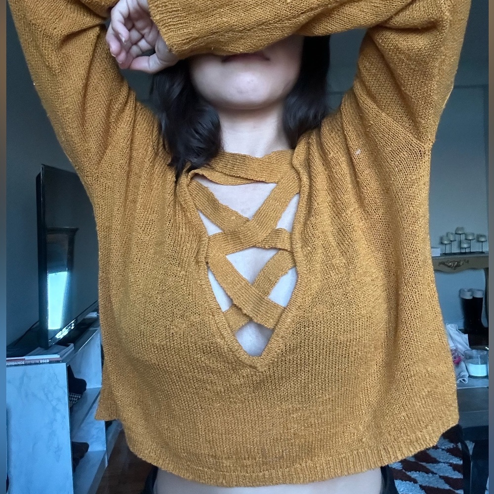 Mustard sweater